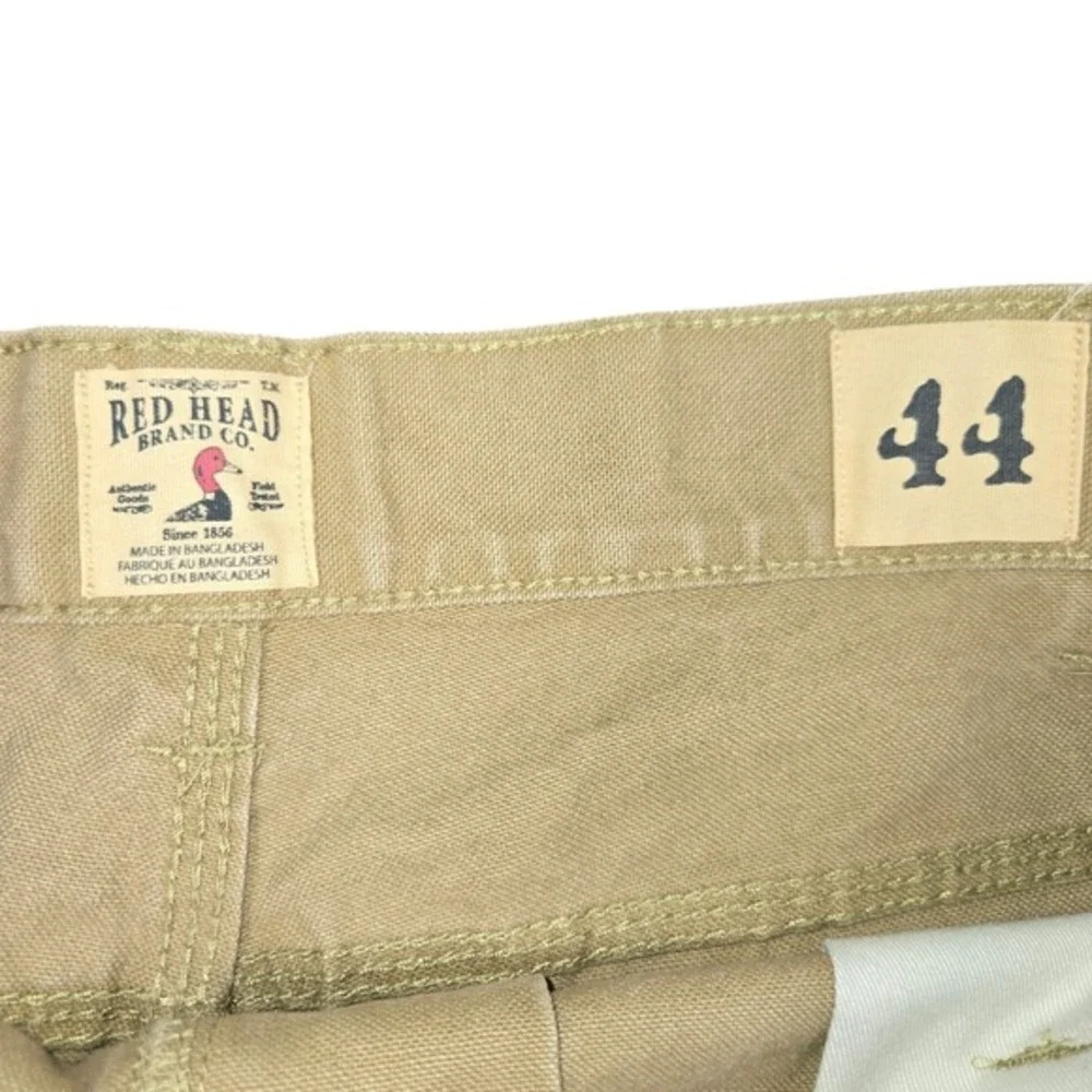 Red‎ Head Brand Co Mens Tan Cotton Canvas Utility Shorts Size 44 RN74747